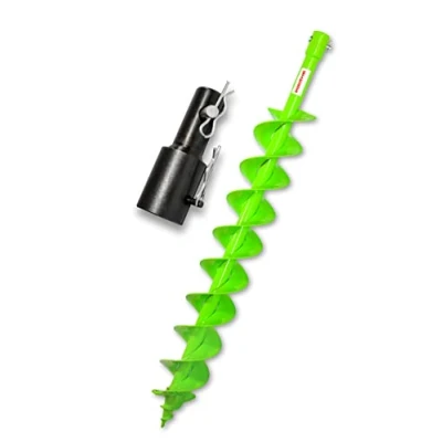 Image de WERHE Trépan Profi pour Foreuse de sol à double arbre 100 mm puits pointe forage robuste adaptée Stihl BT 106 C, 120 121, 130, 131