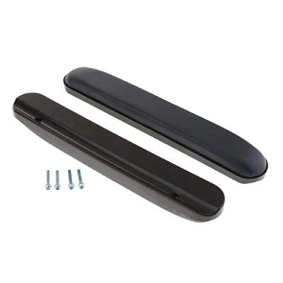 Image de 1 paire d&#039;accoudoirs rembourrés en mousse PU pour fauteuil roulant, longueur totale 33 cm (polyuréthane bleu)