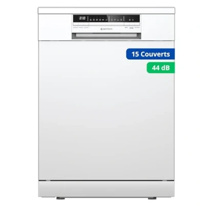 Image de GEDTECH Lave vaisselle GLV1544WH 15 couverts Départ Différé Eco Intensif Rapide Classe C Blanc Protection enfant 44 dB
