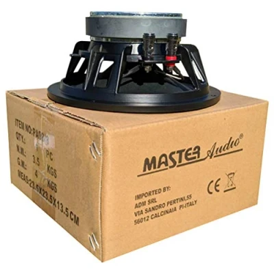 Image de 1 MASTER AUDIO PA08/8 Haut Parleur woofer 20,00 cm 200 mm 8&quot; 240 Watt rms 480 impédance Max 8 ohms avec sensibilité 92 DB Noir, pièce