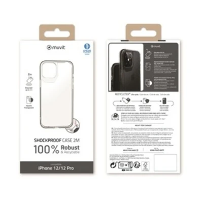 Image de Muvit For Change Recycletek Renforcee 2M Transp: Iphone 12/12 Pro Neuf