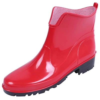 Image de Bottes de pluie rouges courtes LEMIGO 41 EU