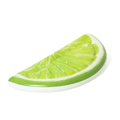 Image de Bouée matelas BESTWAY Citron Vert Tropical Lime 171 x 89 PVC 2 chambres à air
