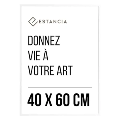 Image de Estancia Cadre Photo En Bois Blanc 40x60 cm 60x40