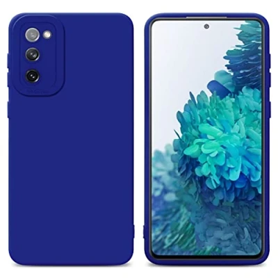 Image de cadorabo Housse Compatible avec Samsung Galaxy S20 FE en Fluid Bleu Étui de Protection Silicone TPU Flexible