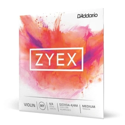 Image de D&#039;Addario Bowed Jeu de cordes avec Ré en aluminium pour violon Zyex, manche 4/4, tension Medium