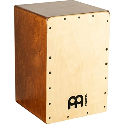 Image de Meinl Percussion Snarecraft Cajon Instrument drum box compacte avec 2 timbres Surface de jeu bouleau baltique (SC80AB B)