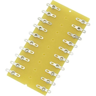 Image de TRU Components Barre à souder double rangée Nombre total de pôles : 20 Papier dur (L x l H) 82 38 1,6 mm 1 pièce.