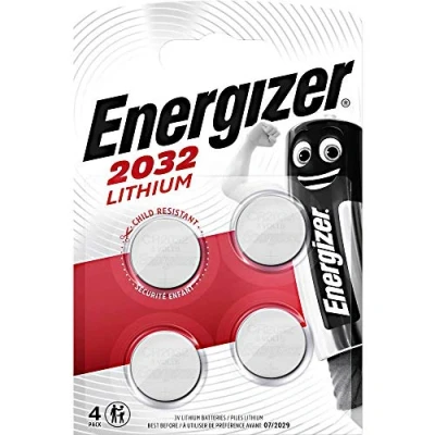 Image de Blister de 4 piles lithium 3V CR2032 Energizer