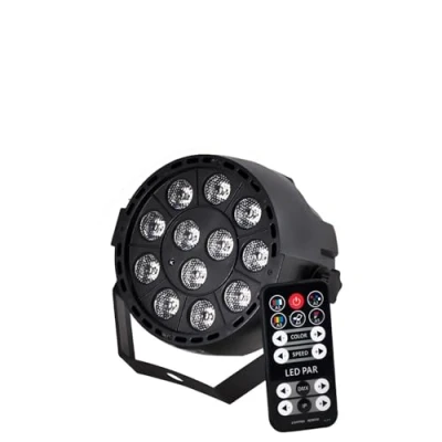 Image de Ibiza Light Projecteur PAR à LEDs RGB3 12X3W 3 en 1 DMX Strobe