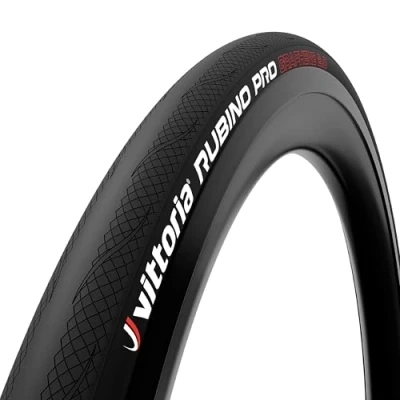 Image de Vittoria Pneu 700X25C Rubino Pro Graphene 2.0 T.Ready Mixte Adulte Noir, Taille Unique