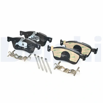 Image de DELPHI LP3914 Jeu de plaquettes frein non préparé pour indicateur d&#039;usure avec tôle anti bruit sans accessoires MERCEDES BENZ: Citan II Van