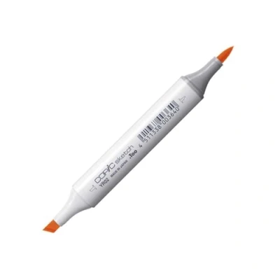 Image de COPIC Sketch YR02, Light Orange, Twin Marker avec Une Pointe Moyenne et Pinceau