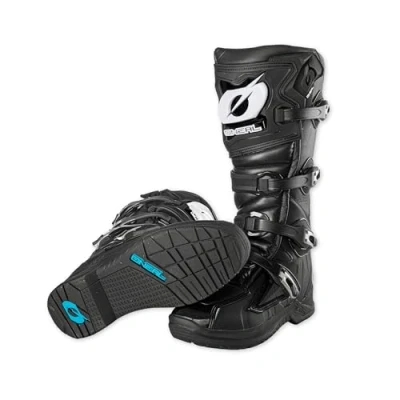 Image de O&#039;NEAL bottes de Motocross Enduro semelle antidérapante pour une adhérence maximale, partie du talon ergonomique, doublure perforée RMX adulte noir taille 41