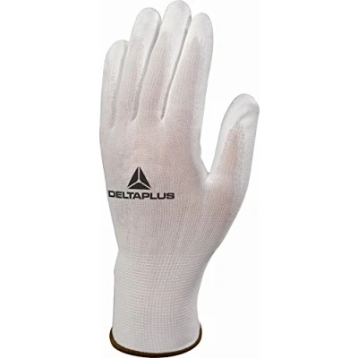 Image de Delta Plus Gants High Tech Gant Tricot Polyamide Palma PU blanc taille 9