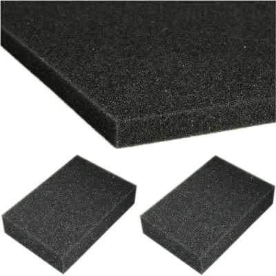 Image de mmasport Caoutchouc de Plume Gris pour Rembourrage Mousse Coussins Canapés Chaises Tabourets Couverture Jardin Emballage Modélisme Densité 25 kg/m3 (40 x 30 2 cm (x pièces))