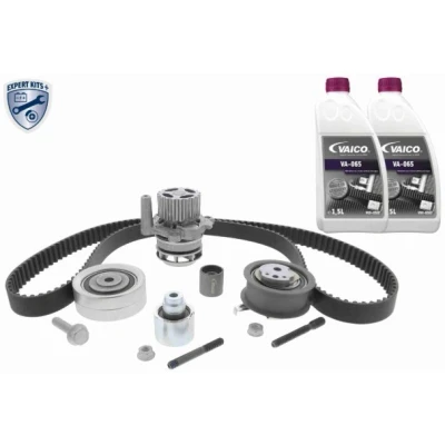 Image de VAICO V10 50107 pompe à eau + Kit de Distribution avec matériel construction, liquide refroidissement, 160