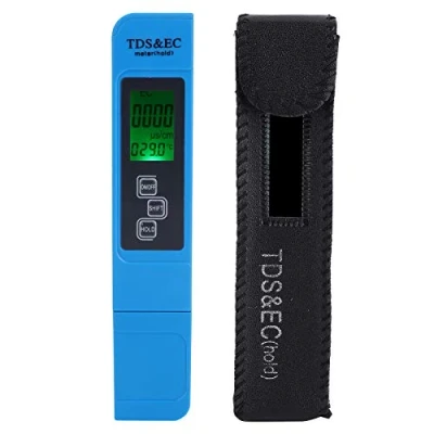 Image de Ladieshow 3 en 1 PH Mètre Electronique, TDS EC Température Testeur de avec Écran LCD qualité l&#039;eau Numérique Haute Résolution 0,01 pour Eau Potable Piscine Aquarium Laboratoire