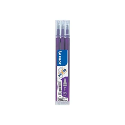 Image de Pilot Set de 3 Recharges friXion Ball Clicker (BLS FR5) Violet