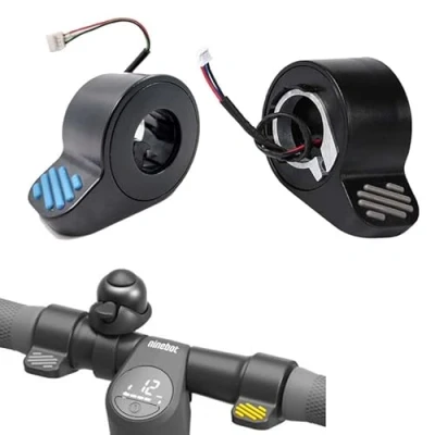 Image de MotuTech Contrôleur d‘Accélérateur De Frein pour Segway Ninebot ES1 ES2 ES3 ES4 ES5 Scooter Commande Vitesse Accélérateur Pièces Rechange Gachette Accelerateur à Pouce (Frein+Accélérateur)