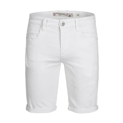 Image de Indicode Jeans CUBA Caden Short en jean, Homme, Taille: Small, Offwhite