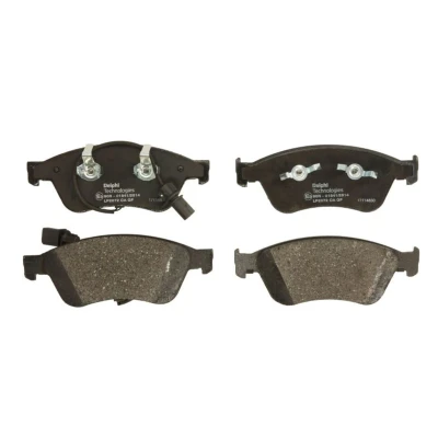 Image de DELPHI LP2072 Jeu de plaquettes frein contact signal d&#039;usure inclus avec tôle anti bruit sans accessoires AUDI: A6 C6 Avant, Berline