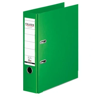Image de Classeur original Falken Chromocolor de qualité supérieure. Fabriqué en Allemagne. Revêtement extérieur plastique. Paquet 10 10er Pack breit vert clair