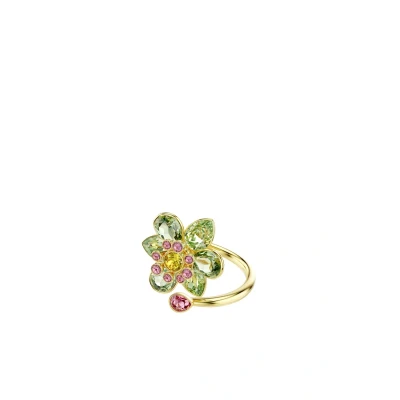 Image de Swarovski Idyllia OPEN Mixed CUTS Flower Bague, Femme, Taille: 55, Multi colored