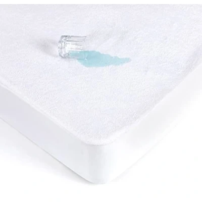 Image de FARFALLAROSSA protège Matelas Une Place et demie imperméable 120 x 190/200 cm Microfibre, en éponge Douce avec Coins, hypoallergénique Anti acariens antibactérien, Blanc