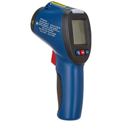 Image de TFA Dostmann Thermomètre infrarouge avec détecteur de moisissures, des points rosée et double laser, bleu, l x H : 110 72 240 mm