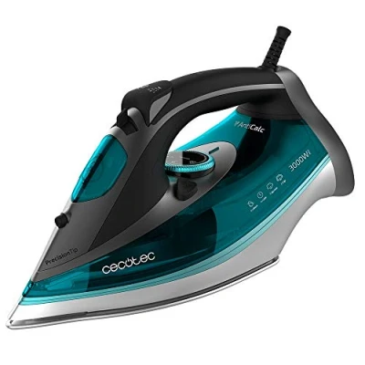 Image de Cecotec Fer à repasser Vapor Fast&amp;Furious 5055 Pro. 3100 W, semelle en céramique, glissement TurboSlide, 5 niveaux de température, vapeur continue 65 g/m, coup 255 g/min. (3000 W)