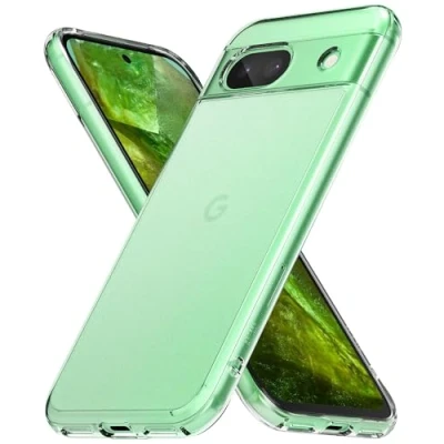 Image de Ringke Coque Compatible avec Google Pixel 8a [Fusion Matte] Translucide Solide Rigide Polycarbonate Back TPU Bumper Étui Antichoc Protection [Anti Empreintes Digitales] Matte Clear