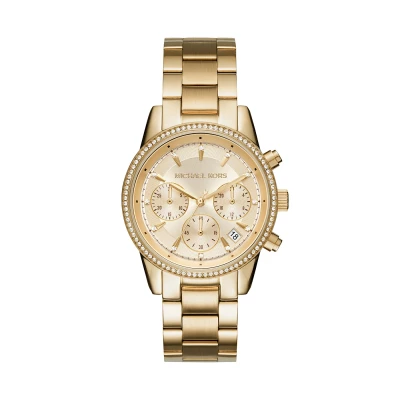 Image de Michael Kors RITZ Montre à aiguilles goldcoloured, Femme, Taille: One Size, Gold coloured