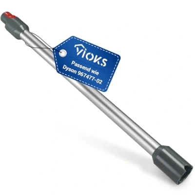 Image de VIOKS Tube d&#039;extension aspirateur argenté Remplacement pour Dysоn de rechange 967477 02 V7, V8, V10, V11, SV10, SV11, SV12 &amp; Accessories