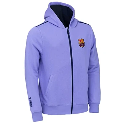 Image de Sweat zippé Capuche Barça Collection Officielle FC Barcelone Enfant 8 Ans