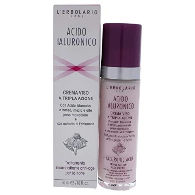 Image de L&#039;Erbolario Crème de Nuit avec Triple Effet , 1er Pack (1 X 50 ML)