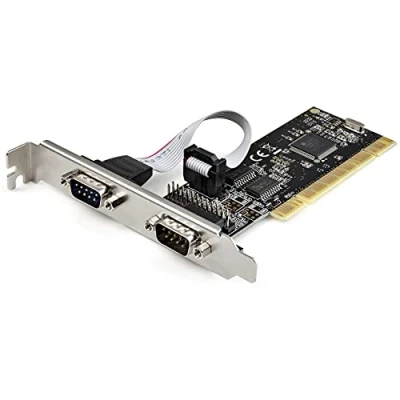 Image de StarTech.com Carte PCI Combo Série Parallèle avec 2 Ports RS232 (DB9) &amp; 1 Port LPT (DB25) Adaptateur d&#039;Extension Contrôleur vers Imprimante (PCI2S1P2)