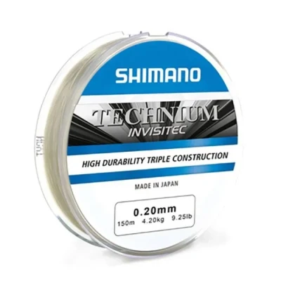 Image de Shimano Technium Invisitec 300 m 0.30 mm Nylon Ligne de Pêche Monofilament Fil Mer Eau Douce Spinning Carnassiers