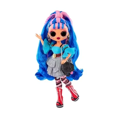 Image de L.O.L. Surprise! OMG Queens Poupée mannequin Prism Avec 20 Surprises dont 1 tenue, des accessoires, socle et plus Pour garçons filles de 4 ans plus, Multicolore, Taille unique