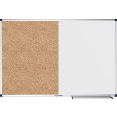 Image de Legamaster Tableau combiné UNITE 60 x 90 cm Combinaison de liège blanc magnétique et inscriptible en pour épingler des images plans 100% naturel