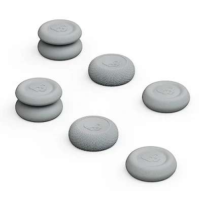 Image de Skull &amp; Co. Skin, CQC and FPS Thumb Grips Joystick Cap Analog Stick Cover for Xbox (XSX/XB1) Controller StarFld Gray, 3Pairs(6pcs)