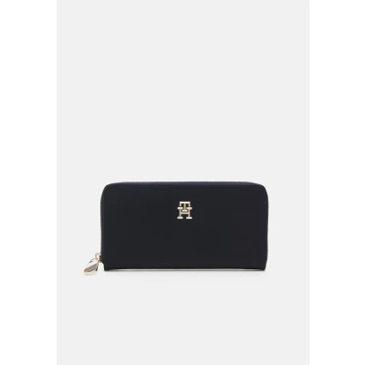 Image de Tommy Hilfiger Poppy Large Portefeuille, Femme, Taille: One Size, Space blue