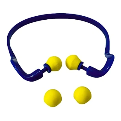Image de OAKWOOD Arceau de Protection auditive avec bouchons rechange pour réduire le bruit (SNR 25 dB) Grand confort grâce à sa forme ergonomique Idéal travail et la