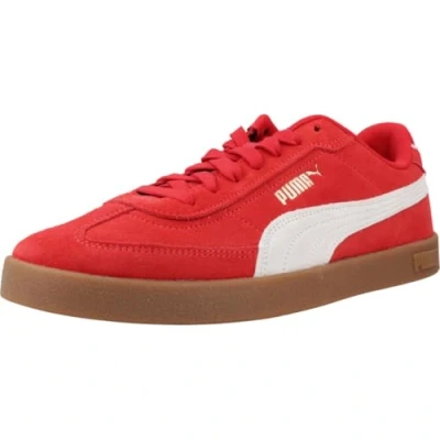 Image de PUMA Mixte Club II Era Suede Basket, for All Time Red White Gold, 35.5 EU