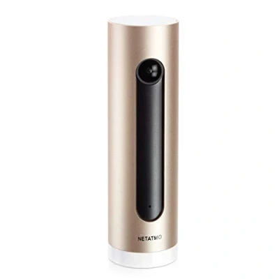 Image de Netatmo NSC PRO Caméra Intérieure Intelligente et connectée avec reconnaissance faciale alerte sur smartphone,1080p, alu/or