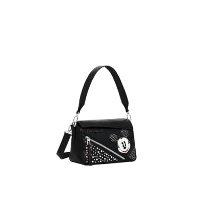 Image de Desigual Mickey Studstyle Phuket MINI NO FLAP Sac à main, Femme, Taille: One Size, Black