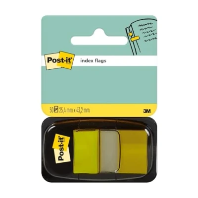 Image de Post it 680 5 Distributeur de 50 marque pages avec Onglets séparateurs Jaune