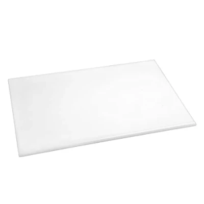 Image de Hygiplas Planche à découper haute densité blanche F157 antimicrobienne 12 (H) x 455 (l) 305 mm, HDPE, Convient pour l&#039;utilisation en boulangerie et laiterie
