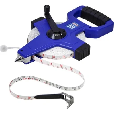 Image de Faithfull outils Faitmfg30of 30 m/30,5 m Cadre Ouvert ABS en fibre de verre Long ruban Bleu