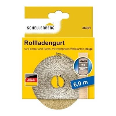 Image de Schellenberg 36001 sangle 23 mm/6.0 m beige